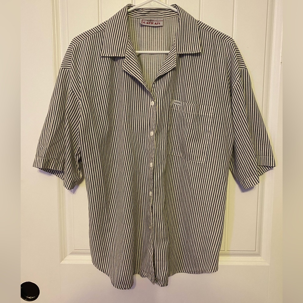 Striped Button Down Shirt